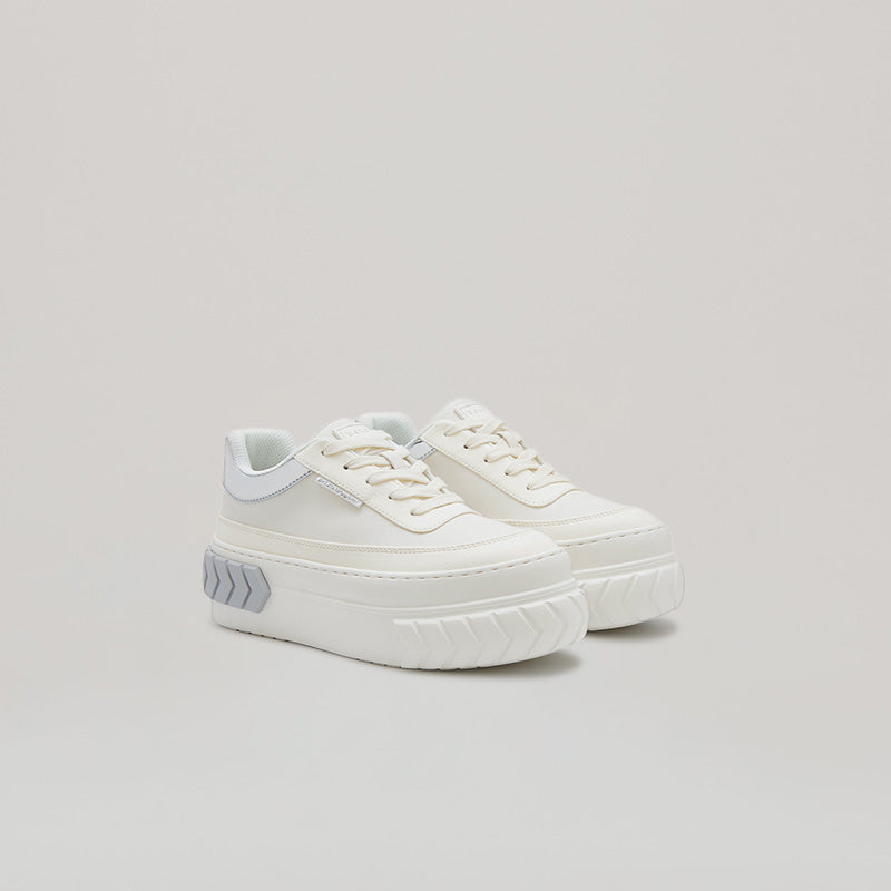 TYRES PLATFORM SNEAKER - SILVER-G/WHITE
