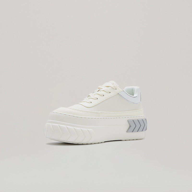 TYRES PLATFORM SNEAKER - SILVER-G/WHITE