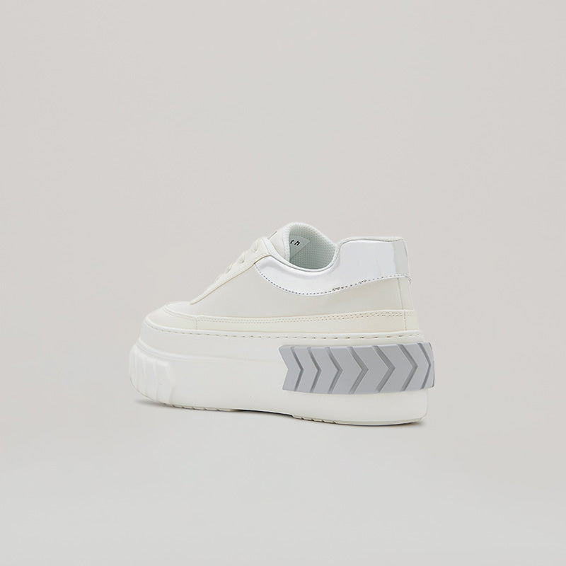 TYRES PLATFORM SNEAKER - SILVER-G/WHITE