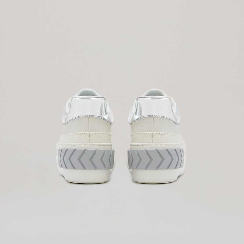 TYRES PLATFORM SNEAKER - SILVER-G/WHITE