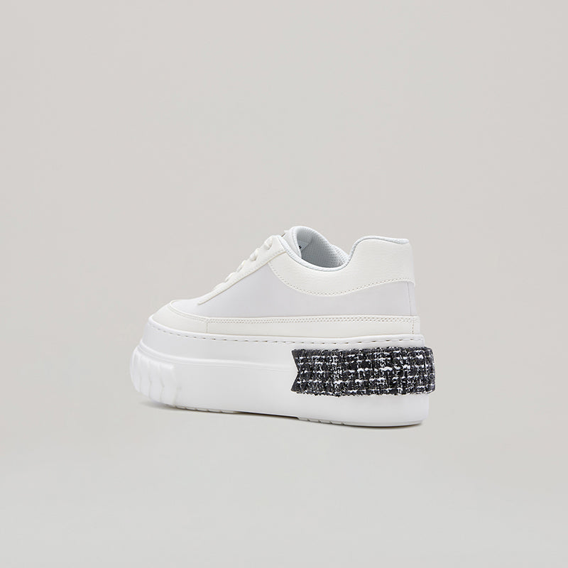 TYRES PLATFORM SNEAKER - CREAM-GREY/WHITE