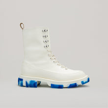  both - GAO HIGH BOOTS-WHITE/BLUE