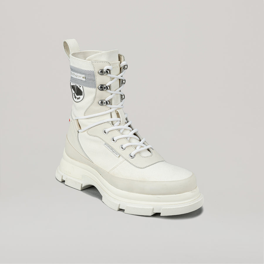 both X PALLADIUM GAO EVA HIGH BOOT - WHITE/WHITE