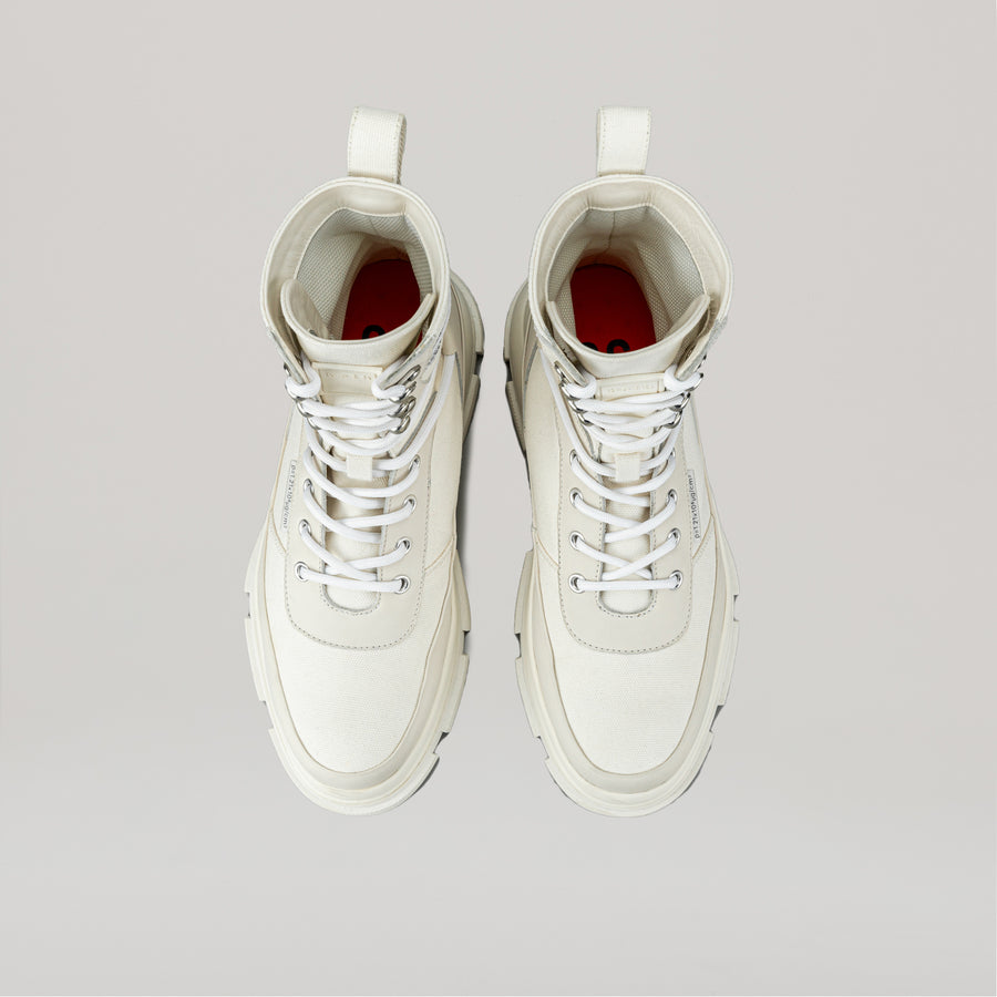 both X PALLADIUM GAO EVA HIGH BOOT - WHITE/WHITE