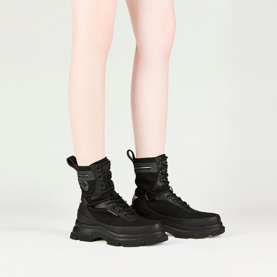 both X PALLADIUM GAO EVA HIGH BOOT - BLACK/BLACK