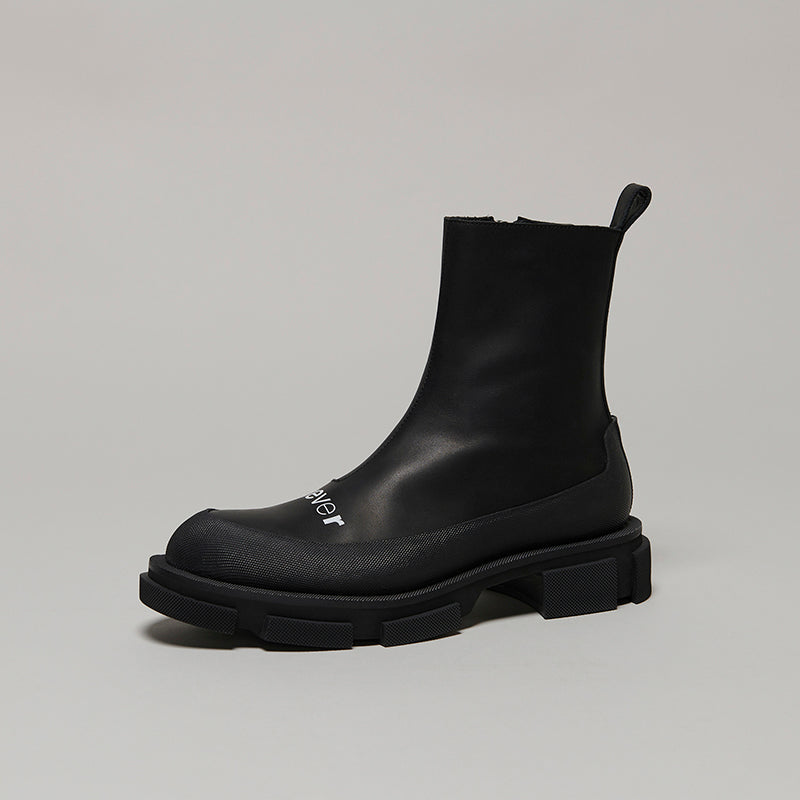 both X KIDILL GAO ZIP BOOT - BLACK/BLACK