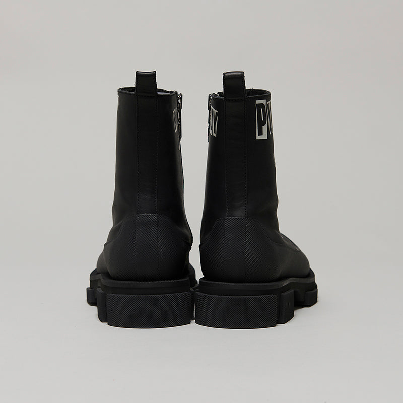 both X KIDILL GAO ZIP BOOT - BLACK/BLACK