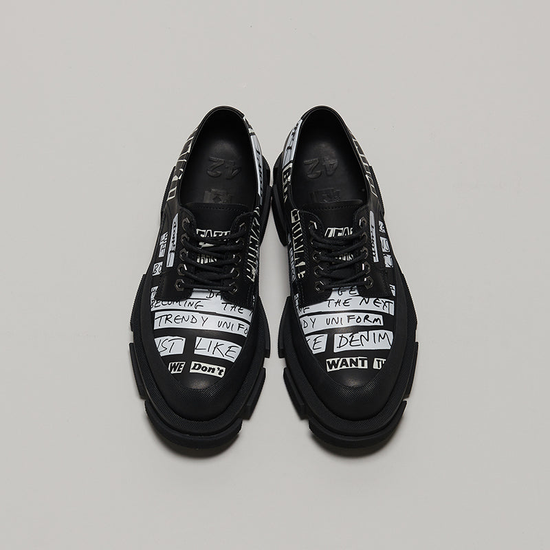 both X KIDILL GAO DERBIES - BLACK/BLACK