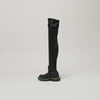 both X MONSE THIGH HIGH-ARMYGREEN/BLACK