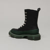 both X MONSE GAO HIGH BOOTS-ARMYGREEN/BLACK