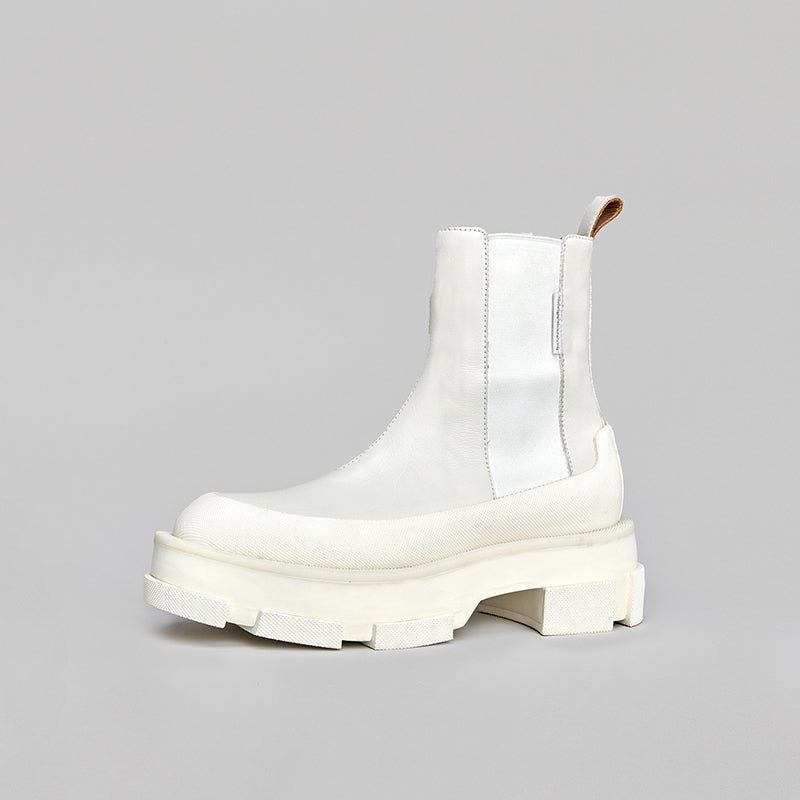 靴 Both Paris GAO both - GAO PLATFORM CHELSEA-WHITE – both paris