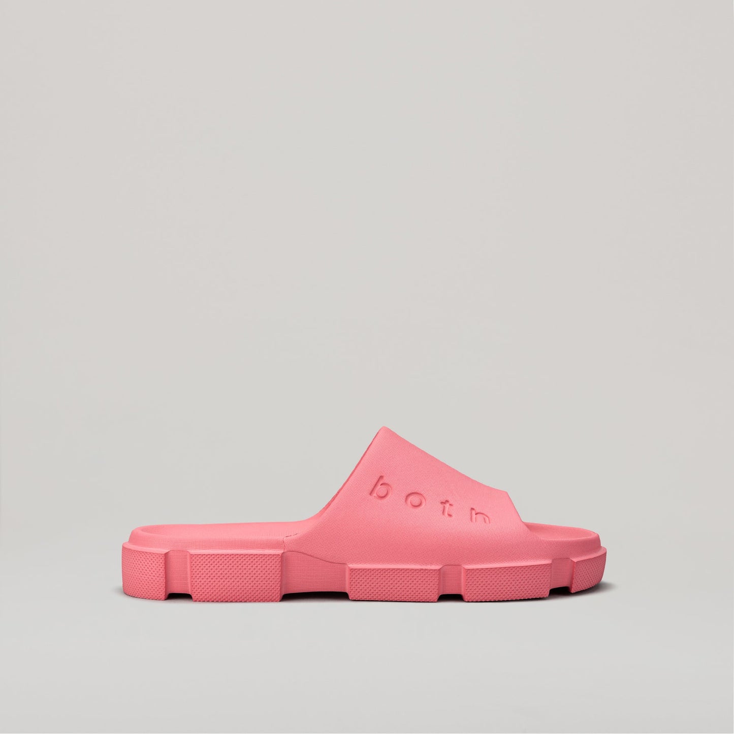 Both - GAO SLIDES-PINK minimalist pink slide sandal with ergonomic sole for casual comfort