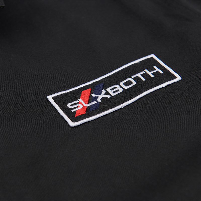 both X SECOND LAYER-LS BLOUSON - BLACK/BLACK